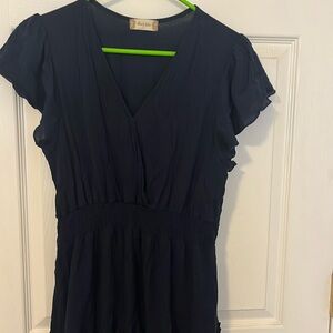 Cute blue ruffle dress from altar’d state!